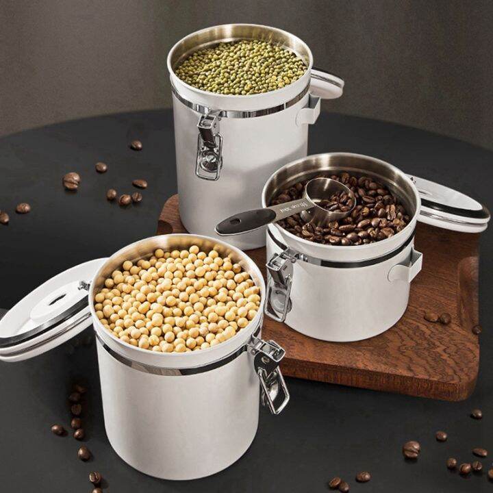 1-pcs-coffee-storage-container-stainless-steel-coffee-bean-can-sealing-coffee-filling-food-storage-container-1500ml-white