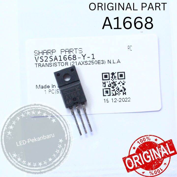 ORIGINAL PART TRANSISTOR 2SA1668 2S A1668 200V 2A ORI Lazada Indonesia