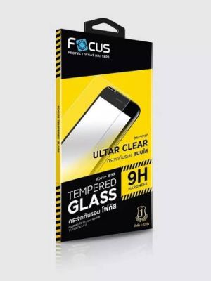 FOCUS ฟิล์มกระจกแบบใสสำหรับไอโฟน13 13mini 13promax ทุกรุ่น7plus / I8 / I8plus/x/xs/xr/Xs max/11/12/ ไม่เต็มจอ