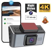 A800 Dash Cam 4K Dual-Vision wifi กล้องติดรถยนต์ ควบคุมผ่าน APP รับ Front and Rear View