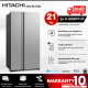 ส่งฟรีทั่วไทย HITACHI ตู้เย็นฮิตาชิ SIDE BY SIDE ระบบ Inverter 21 คิว กระจกเงิน RS600PTH0สีกลาสซิลเวอร์ (GS) | HTC_ONLINE
