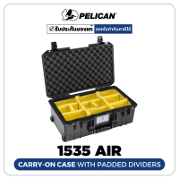 [ผ่อน 0%] Pelican 1535 Air Carry-On Case With Padded Dividers - Black (ประกันศูนย์ไทย)