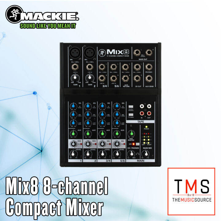 Mackie Mix8, 8 Channel Compact Mixer | Lazada PH