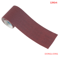 DONGLIONG กระดาษทรายสำหรับขัดเงาม้วนผ้า80-240Grit สำหรับเครื่องมืองานโลหะบด1เมตร