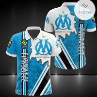 2023 Olympique de Marseille Droit Au But Full Sublimation polo shirt 3D printing Polo