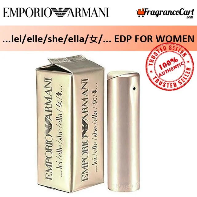 Authentic For Sale Emporio Armani Lei EDP for Women 50ml elle she ella 女  Eau de Parfum Giorgio Gold Brand New 100% Original Perfume Fragrance |  Lazada PH