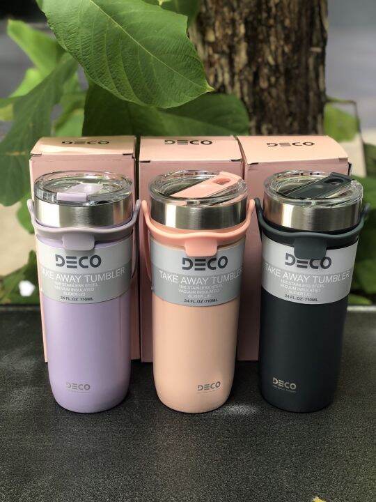 deco-แก้วหูหิ้วซิลิโคน-24-oz-710-ml-สแตนเลส-304-เก็บอุณหภูมิ-ร้อน-เย็น