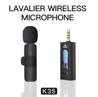 ⚡ส่งไวจากไทย⚡Wireless Microphone K35 ไมค์ไร้สายหนีบเสื้อ ไมค์หนีบปกเสื้อ Live Broadcast Gaming Mic โทรศัพท์ for iPhone Android Samsung oppo vivo Xiaomi Huawei