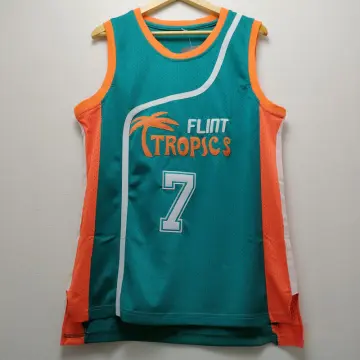 Flint Tropics Moon 33 Basketball Practice Singlet Jersey - White