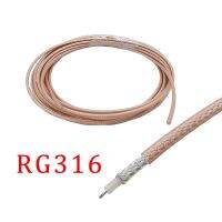 3/5Meter RG316 Coaxial Cable 2.50mm Low Loss RG316 RF Coaxial Antenna Wire RG316 Pigtail Lead Cord 50 Ohm for Crimp Connector