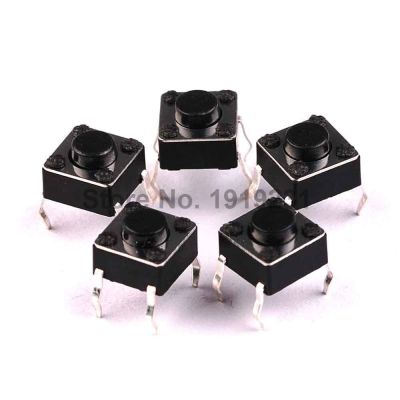 ☈ 1000pcs Tactile Push Button Switch Momentary Tact 6x6x4.3mm 6x6x4.3mm
