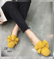 5803 รองเท้าสลิปเปอร์ แต่งโบว์สุดคิ้วท์ แบบที่ใส่ได้บ่อยๆ ดูสวยเก๋