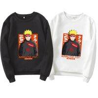 CODAndrew Hearst S-3XL Plus Size Japanese Anime Uzumaki Naruto Long-sleeve Baju T-shirt Fashion Round Neck Plus Thick Velvet Tees Mens Oversized Shirt Couple Wear MURAH