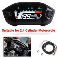 2023 Motorcycle Speedometer LCD Display Universal Adjustable Digital Display Speedometer Wearproof Motorbike Parts