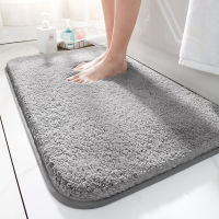 Super Thick Fluff Fiber Bath Mats Comfortable and Soft Bathroom Carpet Non-slip Absorbent Rug Foot Mat Shower Room Doormat