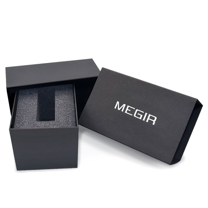 megir-กล่องใส่นาฬิกานาฬิกาแฟชั่นของแท้สปอร์ต-megir-ขายปลีกสำหรับเคสแพ็ค