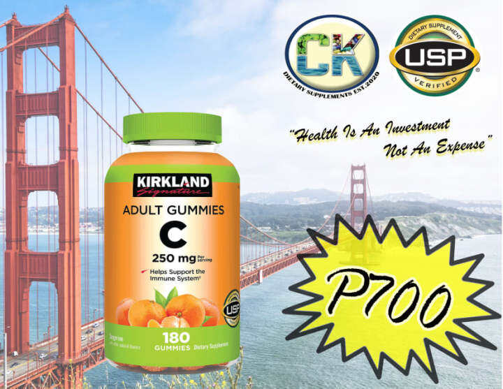 Kirkland Vitamin C 180 Adult Gummies Expiration 03/24 Lazada PH