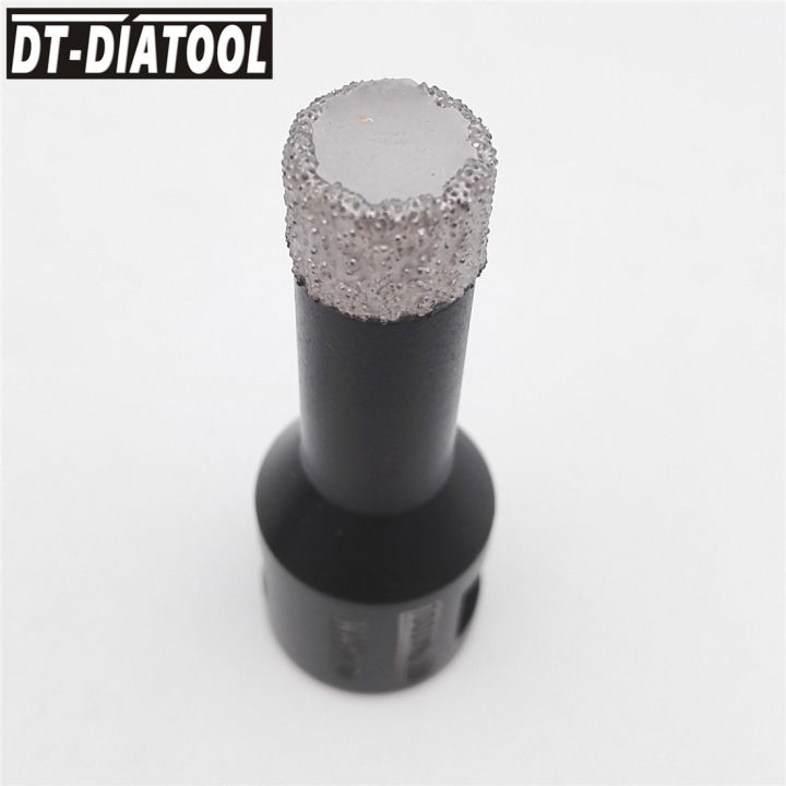 dt-diatool-2pcs-dry-vacuum-brazed-diamond-drilling-core-bits-ceramic-tile-hole-saw-cutter-drill-bits-for-porcelain-tile