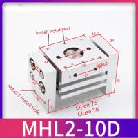 กริปเปอร์แบบขนานที่ทำหน้าที่เป็นคู่ชุดกระบอกลม Mhl2กริปเปอร์อิเล็กทรอนิกส์ที่ Mhl2-10d Mhl-16d