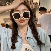 [COD] 2022 new Jennie co-branded Korean square oversized frame sunglasses female version big face thin polarized