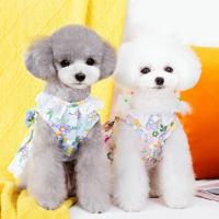 Pet Dress Fine Workmanship Pet Princess Dress Button Closure Lovely Pet Puppy Dog Floral Print Dress Pet Supplies Dresses