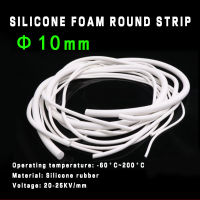 10มม. (10เมตร) แถบโฟมทรงกลมซิลิโคน ทนต่ออุณหภูมิสูงแถบปิดเชิงกลกันลื่นกันน้ำแบบนิ่มพร้อมแผ่นฟองน้ำ