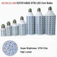 [HOT QQZIWWUJJWG 104] 12 60โวลต์ Led ข้าวโพดหลอดไฟ Smd 5730 12โวลต์24โวลต์36โวลต์48โวลต์60โวลต์นำแสงข้าวโพด7วัตต์10วัตต์15วัตต์18วัตต์25วัตต์30วัตต์ E27 B22อบอุ่น/สีขาวเย็น