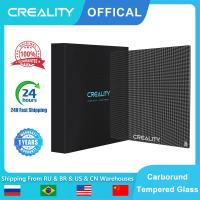 Creality Official Carborund เตียงกระจกเทมเปอร์235X235X4Mm แผ่นแผ่นรองเครื่องพิมพ์3มิติสำหรับ Ender3 / Ender 3 V2 / Ender 3 Pro