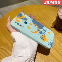 เคส JIUMOO เคสสำหรับ Vivo Y3 Y3s 2020เคสซิลิโคนดีไซน์ใหม่ลายการ์ตูนแฟชั่นหน้ายิ้มเคสขอบสี่เหลี่ยมคลุมทั้งหมดกันกระแทกป้องกันเลนส์กล้องเคสนิ่ม