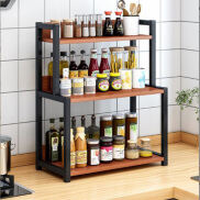 Kệ Gia Vị Để Bàn Nhà Bếp 3 Tầng - Kệ Gia Vị Khung Sắt Sơn Tĩnh Điện