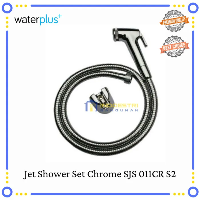Jet Shower Waterplus SJS 011CR S2 (Chrome) sedia set kamar mandi cap