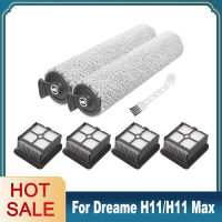 แปรงสำหรับ Dreame H11,H11 Max อุปกรณ์เสริม Roller Brush Filter เครื่องดูดฝุ่นเปียกและแห้งเปลี่ยนชุดอะไหล่สำหรับ Home