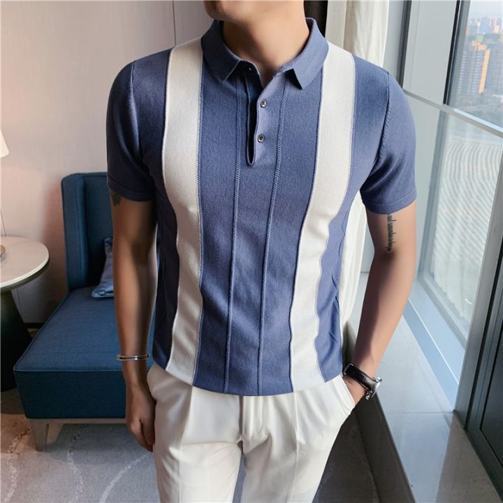 【Available】Quality Fashion 2022 Spring Summer Short Sleeve Knitted Men ...