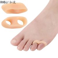 【CW】♧∏  4pcs 2pairs Silicone Soft Elastic Toe Separator Spacer Spreader Hallux Valgus Corrector Protector Pedicure