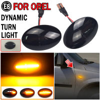 2ชิ้น LED แบบไดนามิกด้านเครื่องหมายเลี้ยวแสงสำหรับ Opel Corsa B C Astra F C Ombo B C Meriva ลำดับไฟกระพริบโคมไฟ