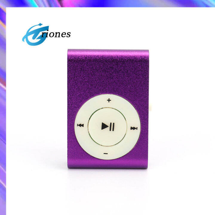 เครื่องเล่น-mp3ขนาดเล็กประเภทคลิปกีฬาลำโพงสเตอริโอดนตรีหูฟัง-usb-สายชาร์จ3-5มม-รองรับการ์ด-tf