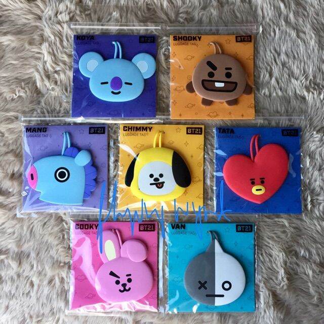 BT21 x Line Friends Luggage Tag | Lazada PH