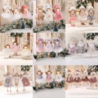 2023 New Year Christmas doll decoration supplies creative Santa Claus snow doll doll Christmas tree pendant mini doll