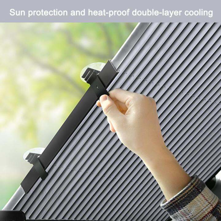 46cm-70cm-retractable-suv-รถบรรทุกรถกระจกบังแดดด้านหน้าด้านหลัง-parasol-uv-protection-ผ้าม่านรถ-sun-visor