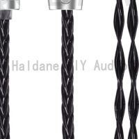 TOP-HiFi 3.5/2.5/4.4 Balanced 7nOCC Silver Plated Headphone Upgrade Cable MMCX Connector Headphone Plug