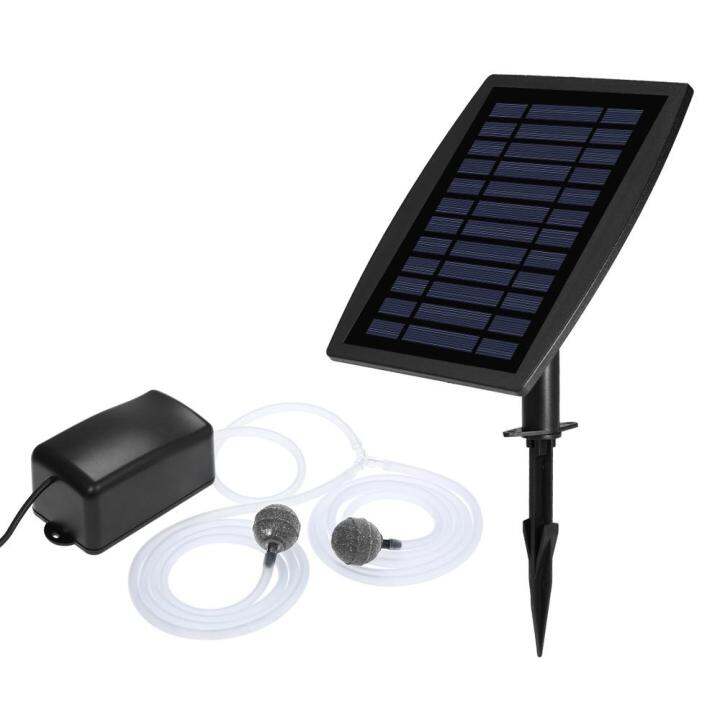 Decdeal Solar Power Panel Landscape Pool Garden Fountains Pluggable