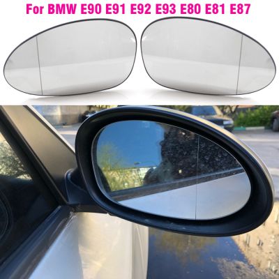 【 Hot 】สำหรับ BMW E90กระจกอุ่นด้านข้างกระจกกระจกมองหลังกระจกสำหรับ BMW E90 E91 E92 E93 M3สไตล์ E80 E81 E87