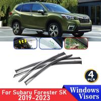 ตัวเบี่ยงสำหรับติดหน้าต่าง Se สำหรับ Subaru Forester SK 2019 2020 2021 2022 2023เครื่องประดับฝนฟ้าคะนองคิ้วยามกระบังแสง