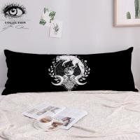 Moon Child Black by Pixie Cold Art Pillow Case Wolf Galaxy Decorative Body Pillowcase Fox Long Pillow Cover Planet Kussensloop