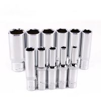 ■✵ 1pcs High quality 1/4 Socket Set AdapterLong Sockets 4-14mm Deep Socket Tool Heads Torque Spanner Ratchet Socket Wrench