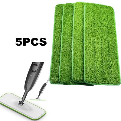 Free hand washing water spray mop cloth microfiber cloth dry wet amphibious fastening type mop accessories