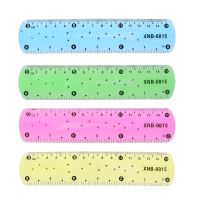 【CW】 Straight Ruler  Plastic Measuring School Stationery J60A