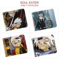 [COD] Eater Anime Peripheral Wallet Mens and Womens Short Half-fold Full-color Cartoon Coin Purse Ticket Holder