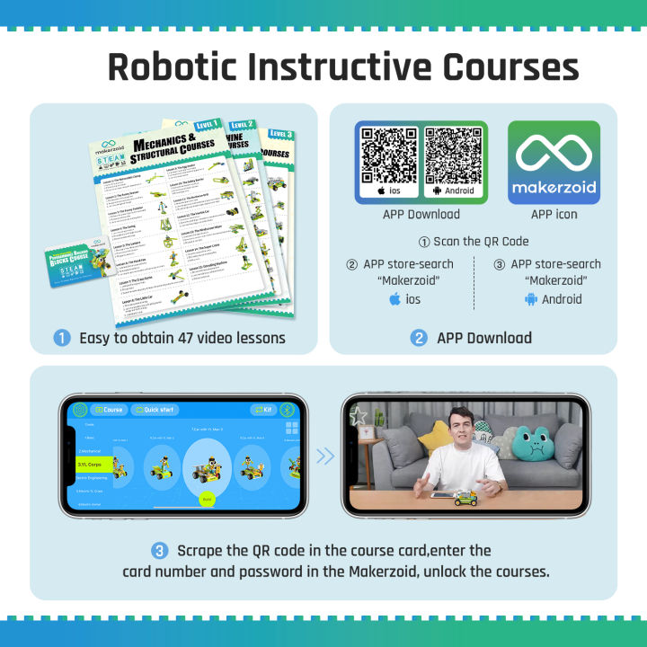 robot-master-premium-หุ่นยนต์-coding-kit-scratch-kodiicode-makerzoid-ตัวต่อเลโก้-หุ่นยนต์โรบอท-หุ่นยนต์บังคับ-ผ่านมือถือแท็บเล็ต-steam-educational-programmable-robot-kit