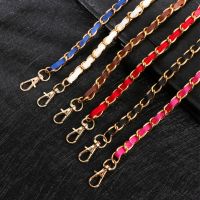 Hot New 1.2M Long Shoulder Bag Replacement Chain Metal PU Leather Adjustable Backpack Strap Fine Decorative DIY Bag Accessories